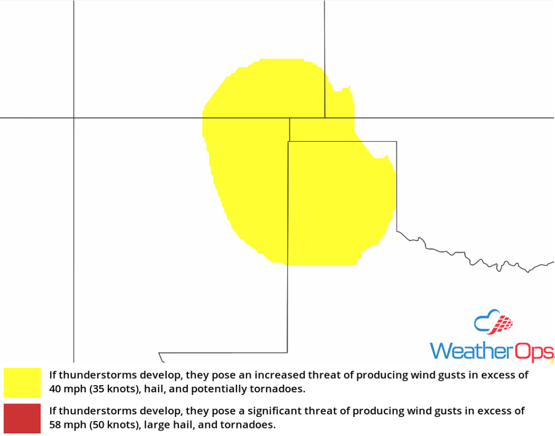 Thunderstorm Risk for Thursday, June 21, 2018
