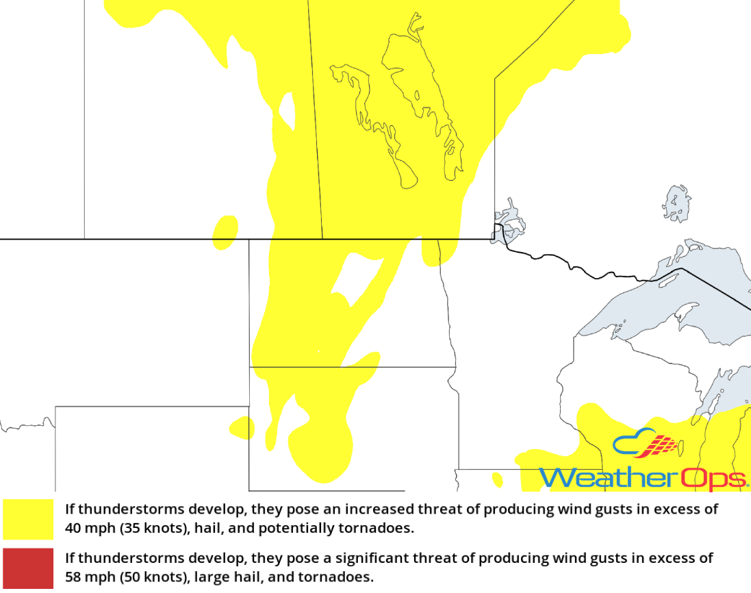 Thunderstorm Risk for Tuesday, June 26, 2018