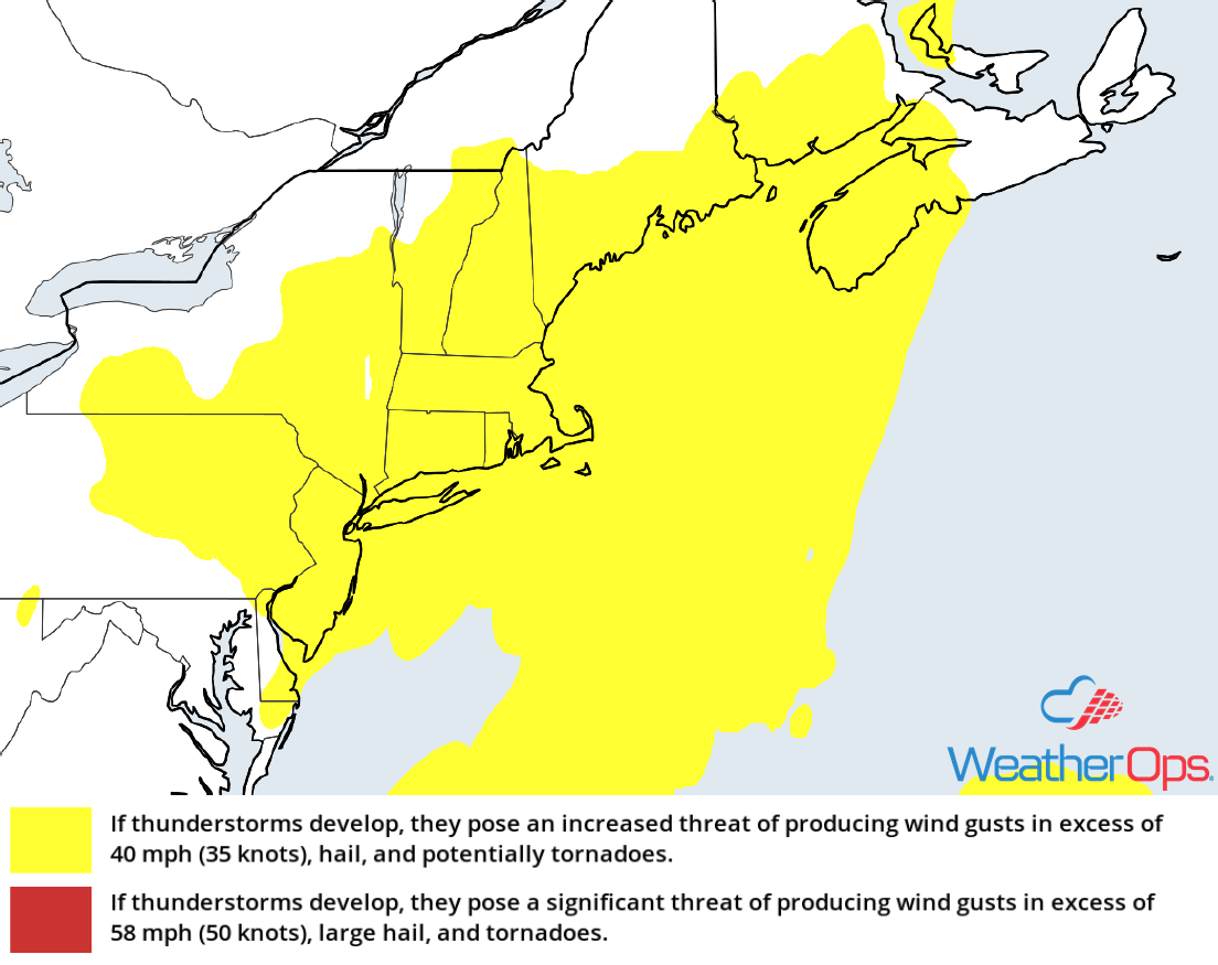 Thunderstorm Risk for Thursday, June 28, 2018