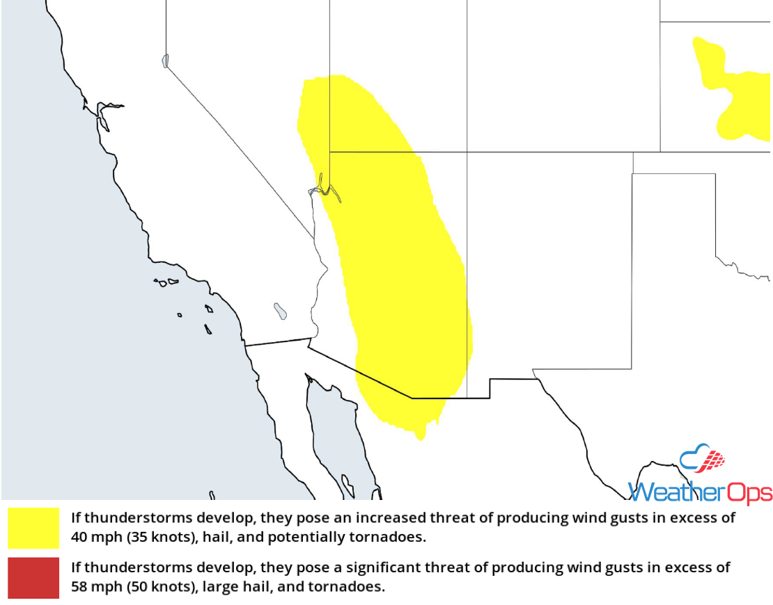 Thunderstorm Risk for Thursday, July 19, 2018