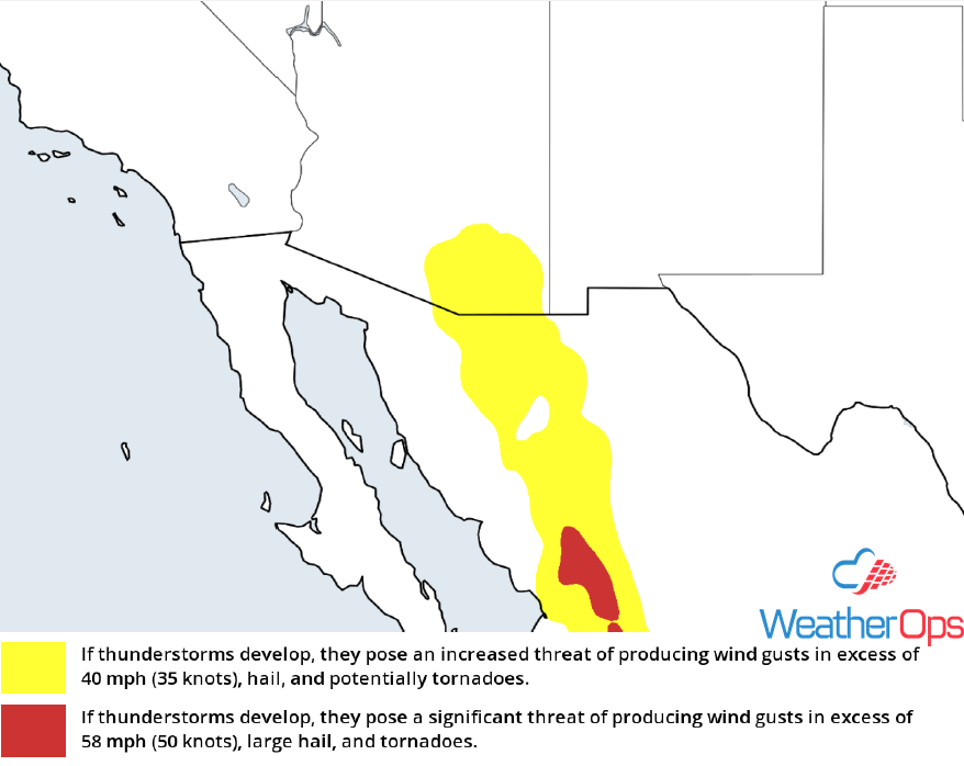 Thunderstorm Risk for Friday, July 20, 2018