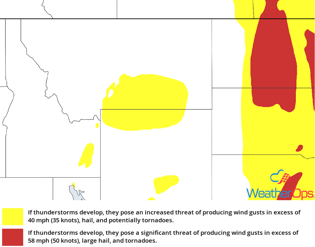 Thunderstorm Risk for Friday, August 3, 2018