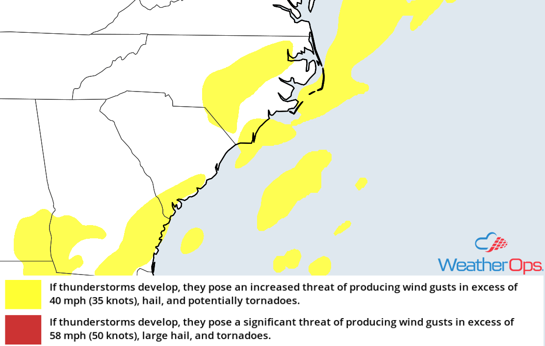 Thunderstorm Risk for Tuesday, August 14, 2018