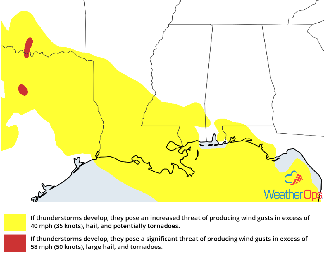 Thunderstorm Risk for Tuesday, June 5, 2018