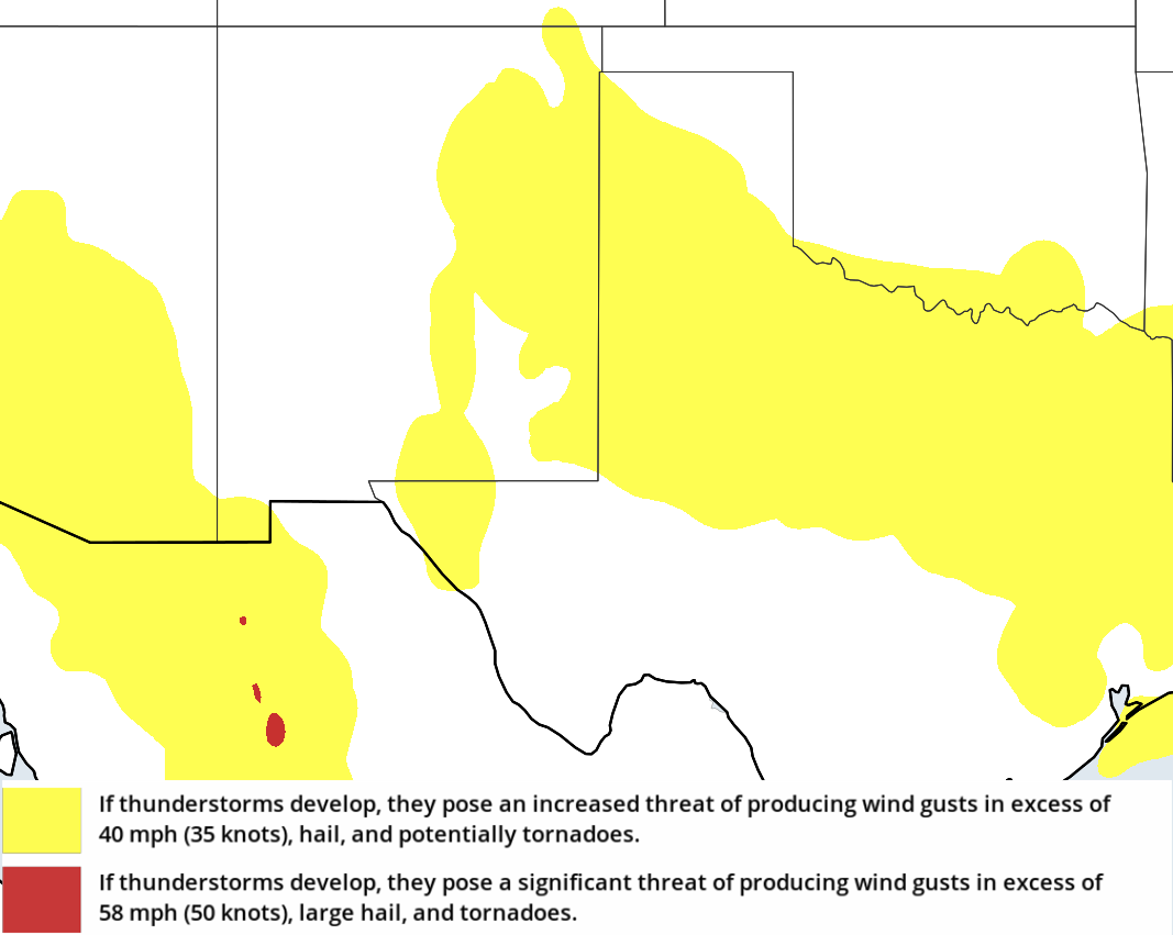 Thunderstorm Risk for Thursday, August 9, 2018