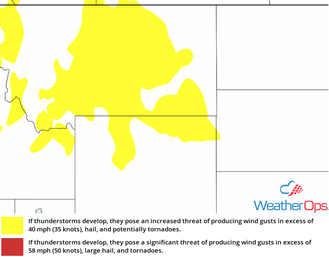 Thunderstorm Risk for Thursday, June 21, 2018