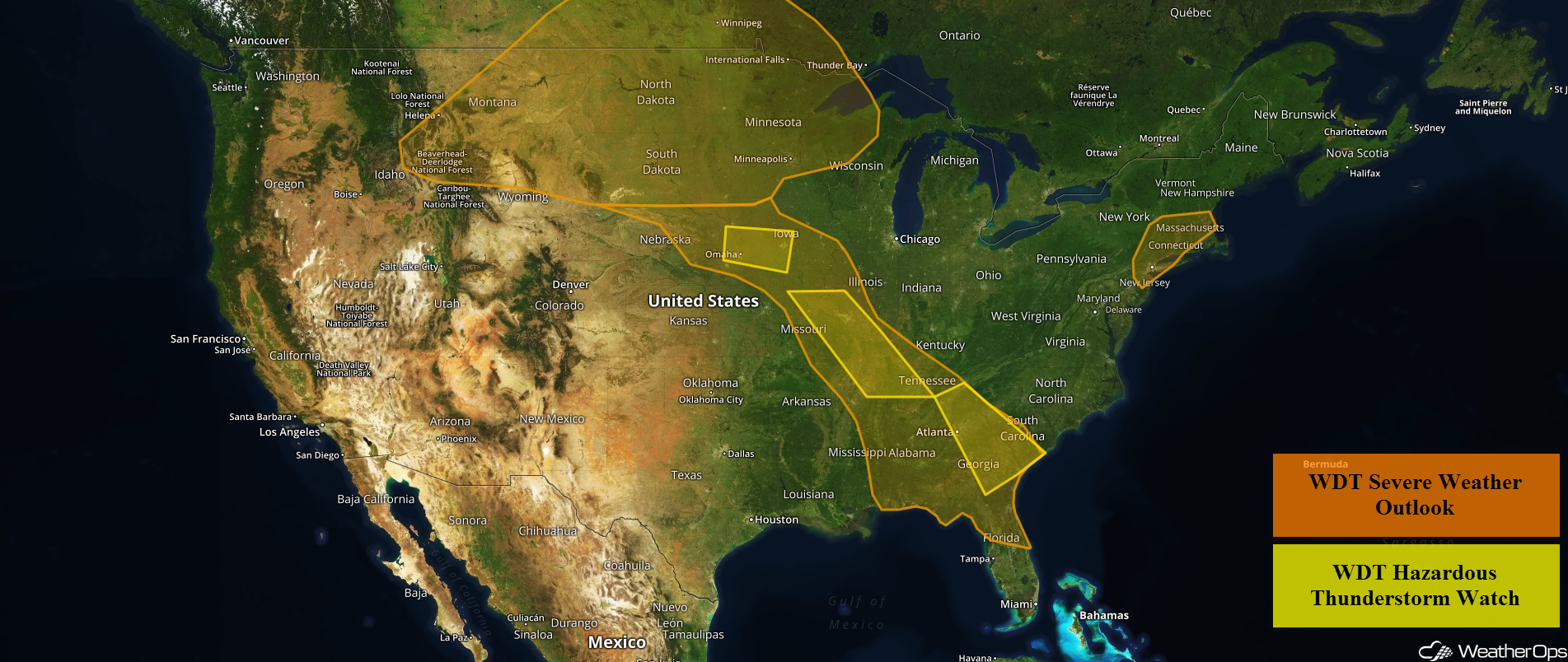 US Hazards Thursday, June 28, 2018