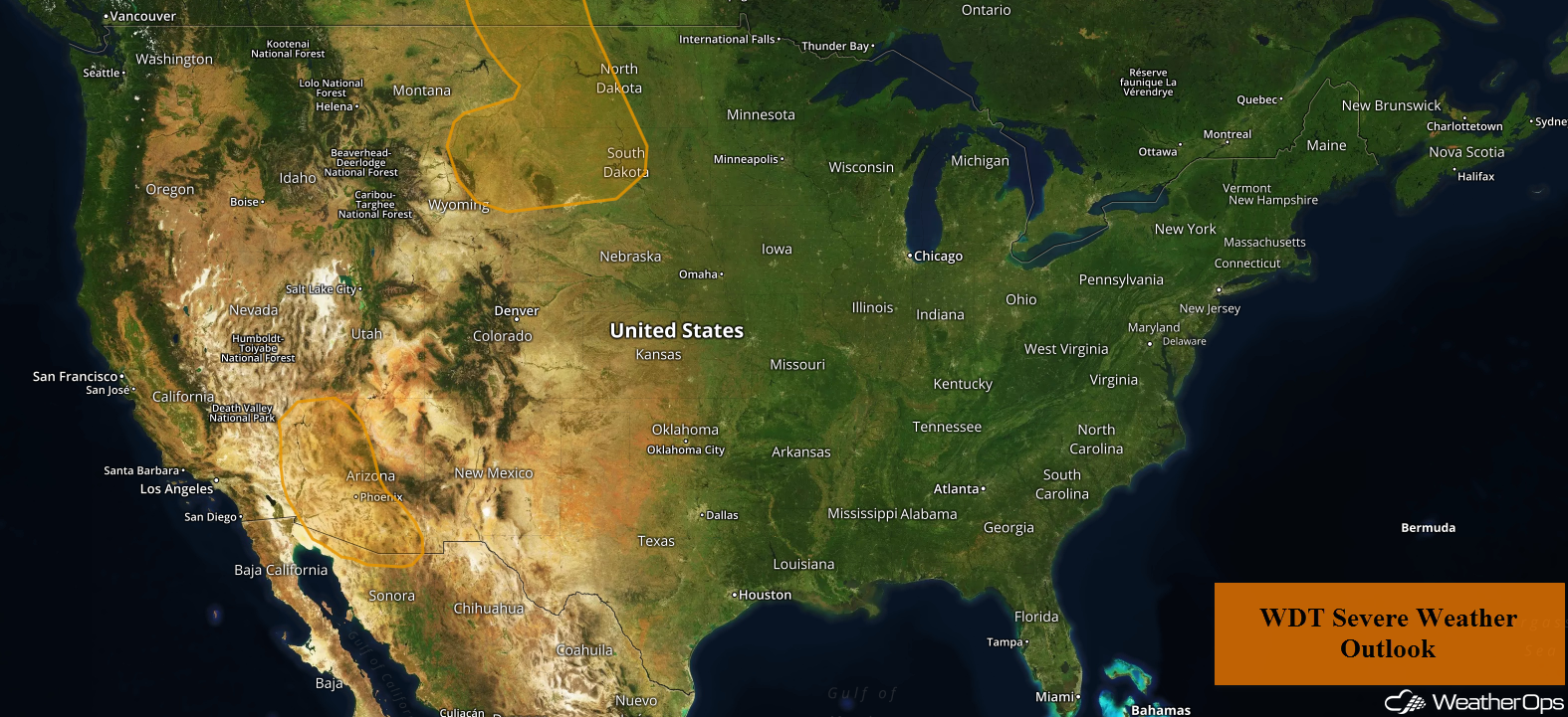 US Hazards Monday, July 9, 2018