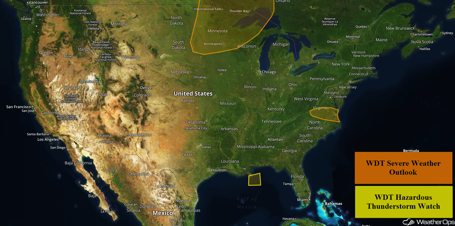 US Hazards Wednesday, July 11, 2018