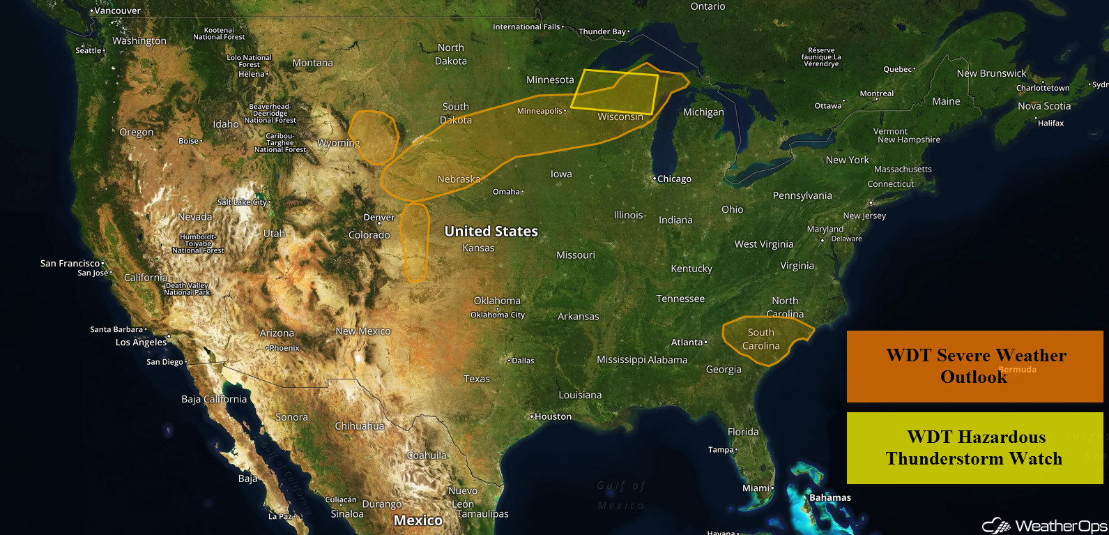US Hazards Thursday, July 12, 2018