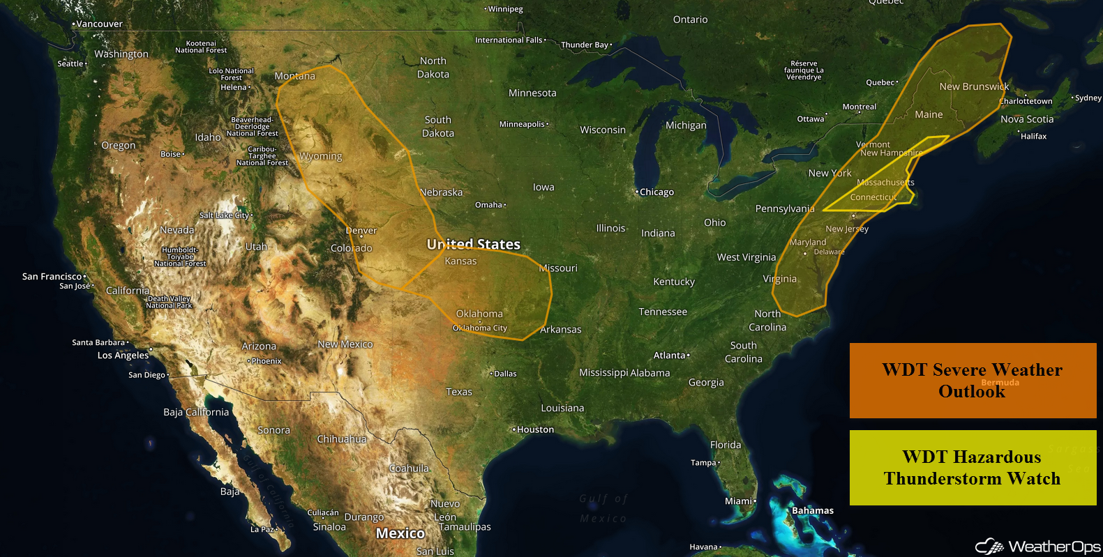 US Hazards Tuesday, July 17, 2018