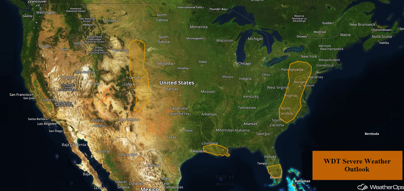 US Hazards Monday, July 23, 2018