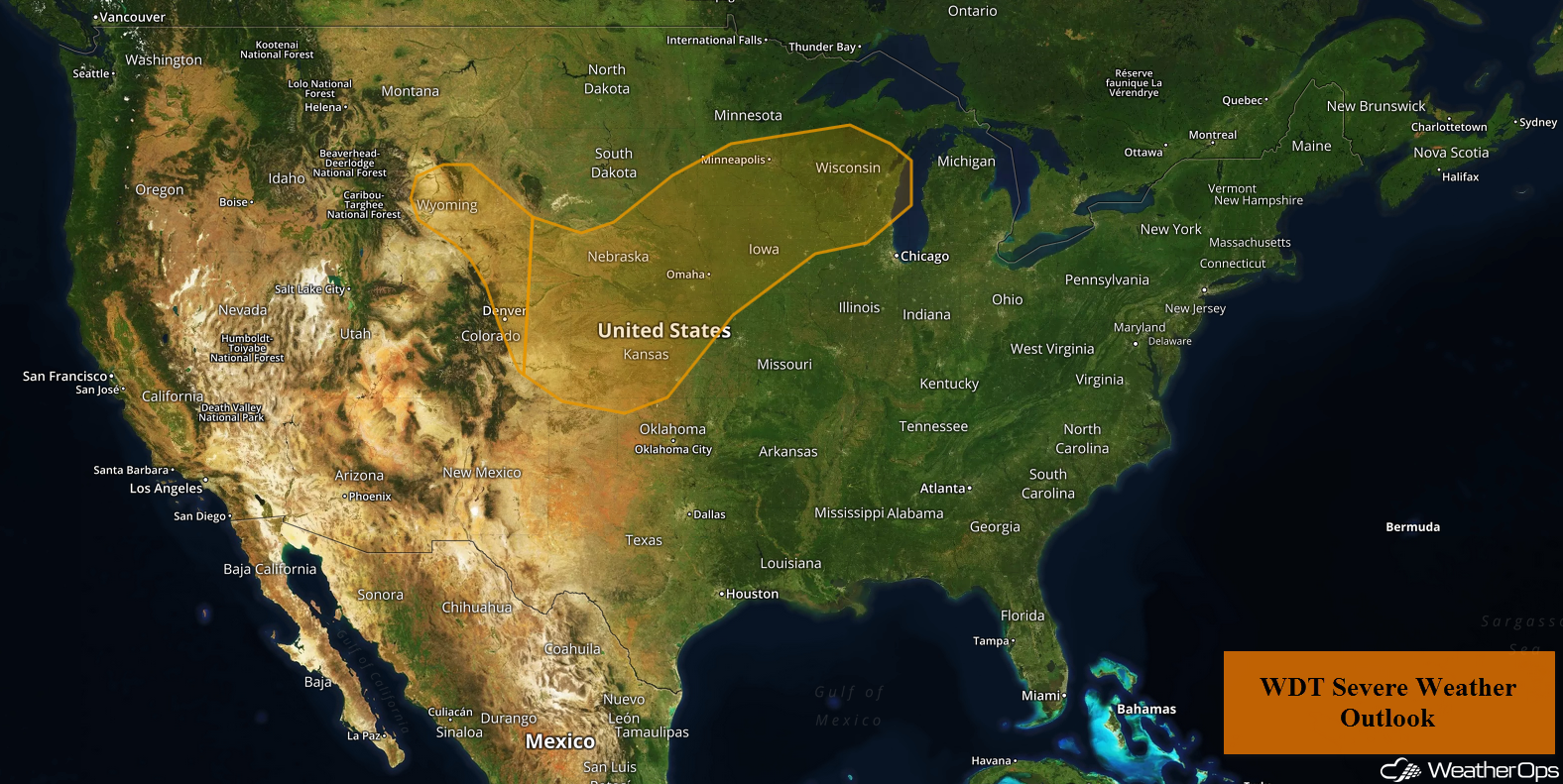 US Hazards for Wednesday, July 25, 2018
