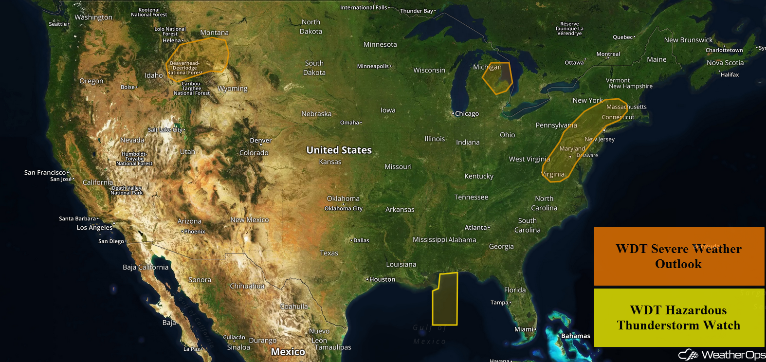 US Hazards Thursday, August 2, 2018