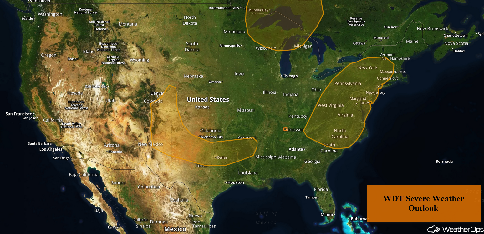 US Hazards Wednesday, August 8, 2018