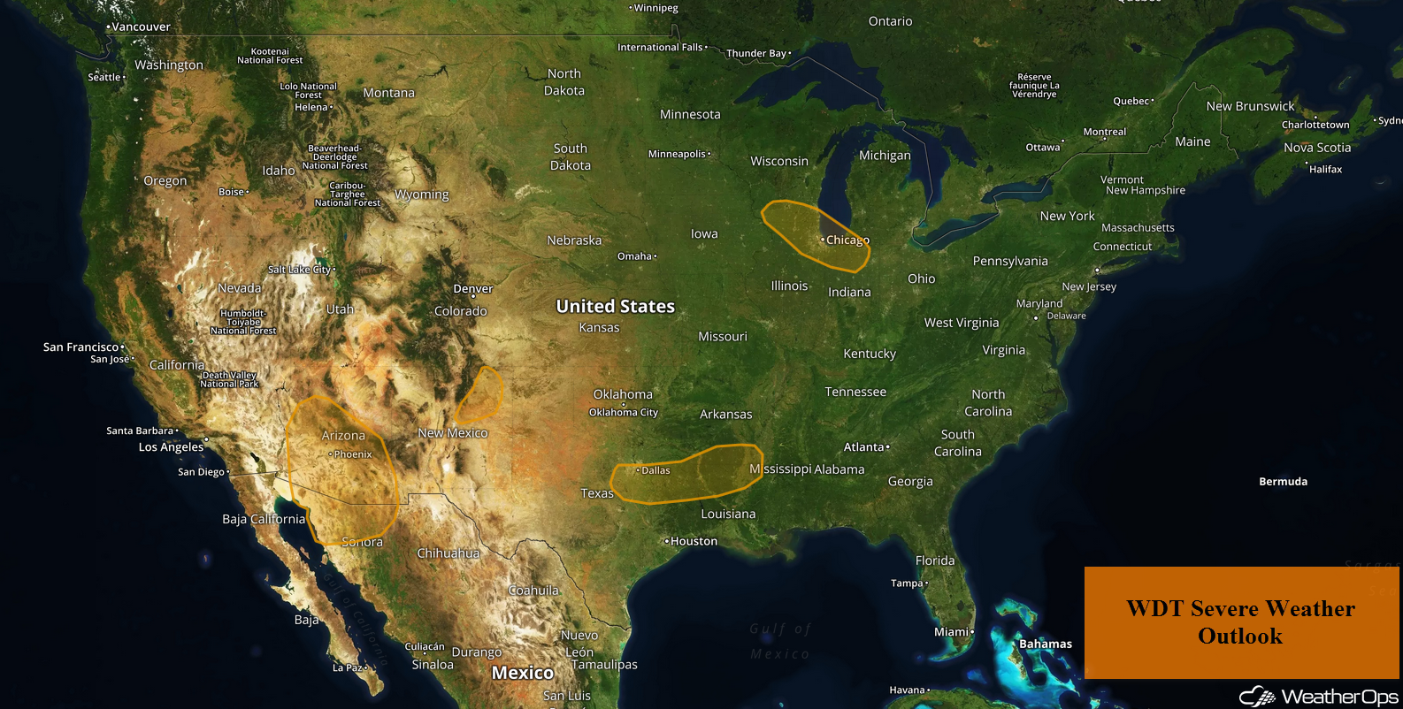 US Hazards Thursday, August 9, 2018