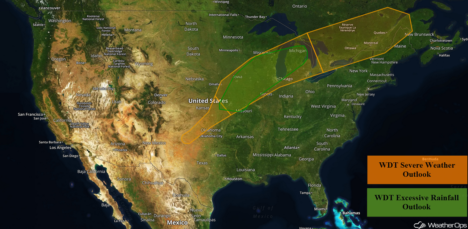 US Hazards Tuesday, August 28, 2018