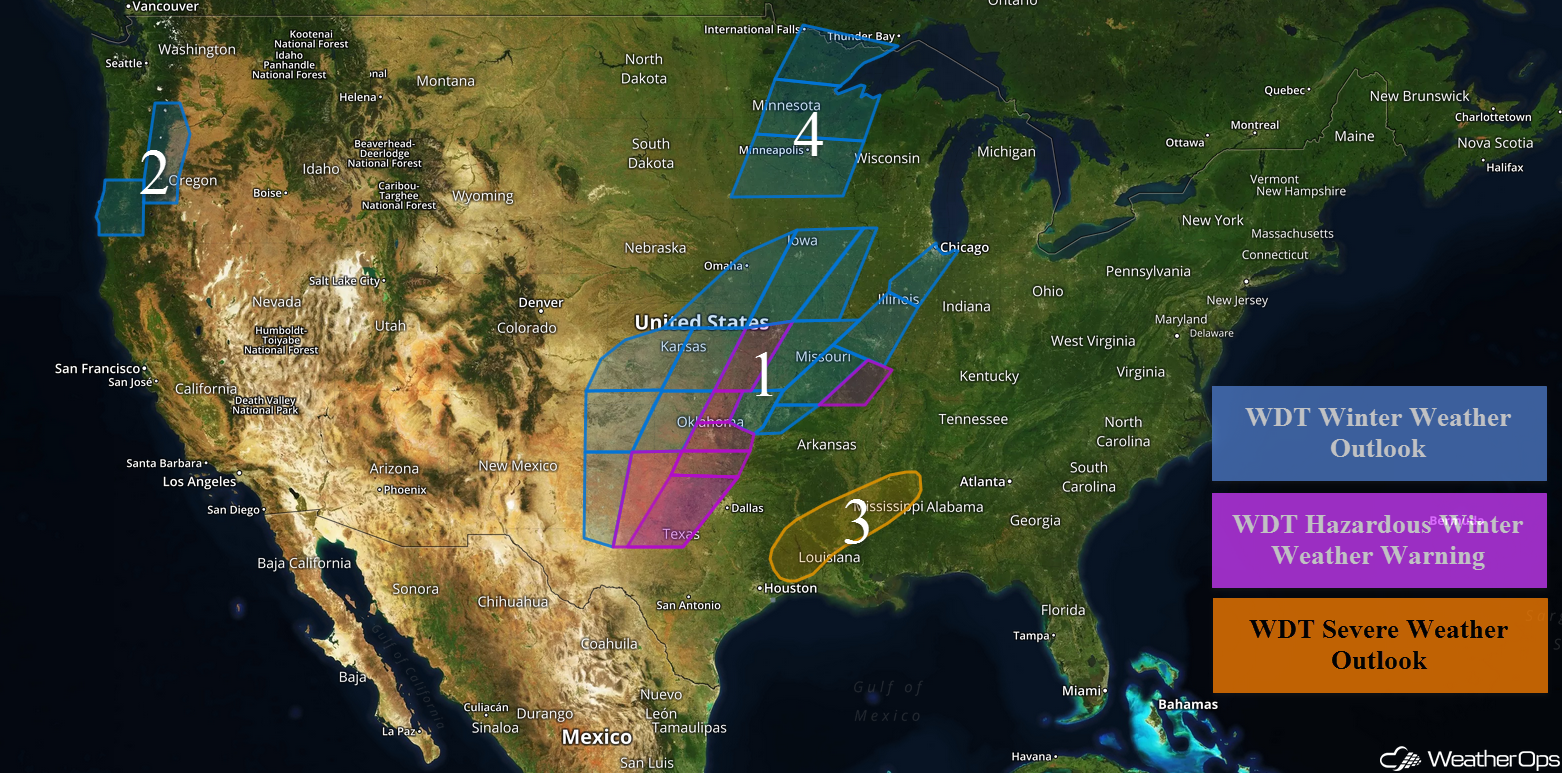 US Hazards Wednesday, February 21, 2018