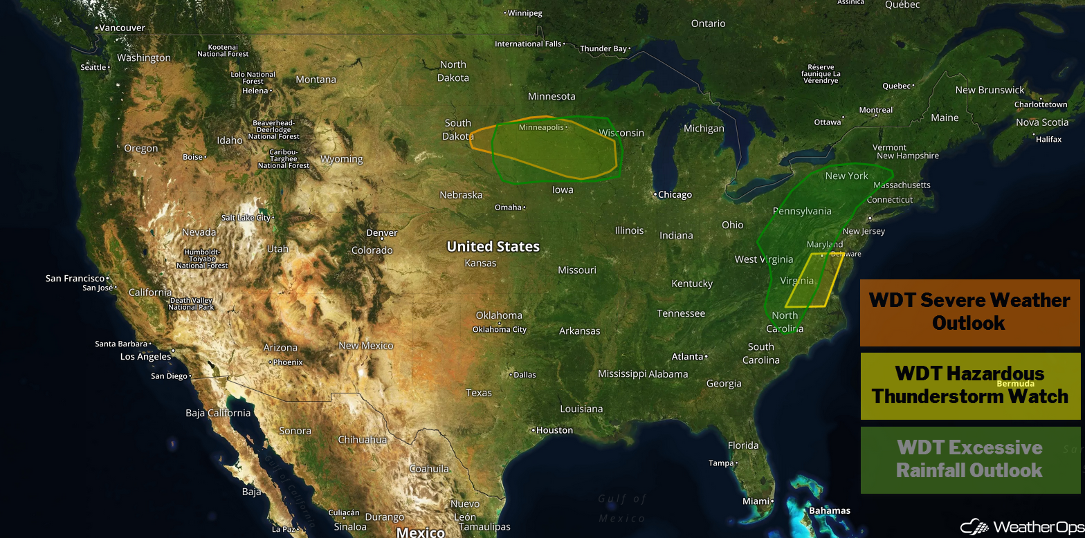 US Hazards Monday, September 17, 2018