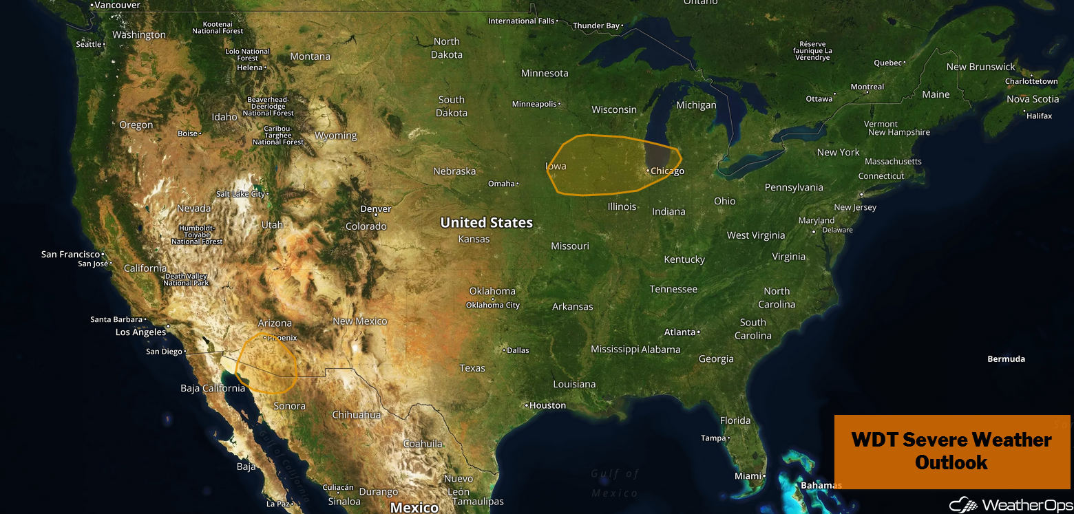US Hazards Monday, October 1, 2018