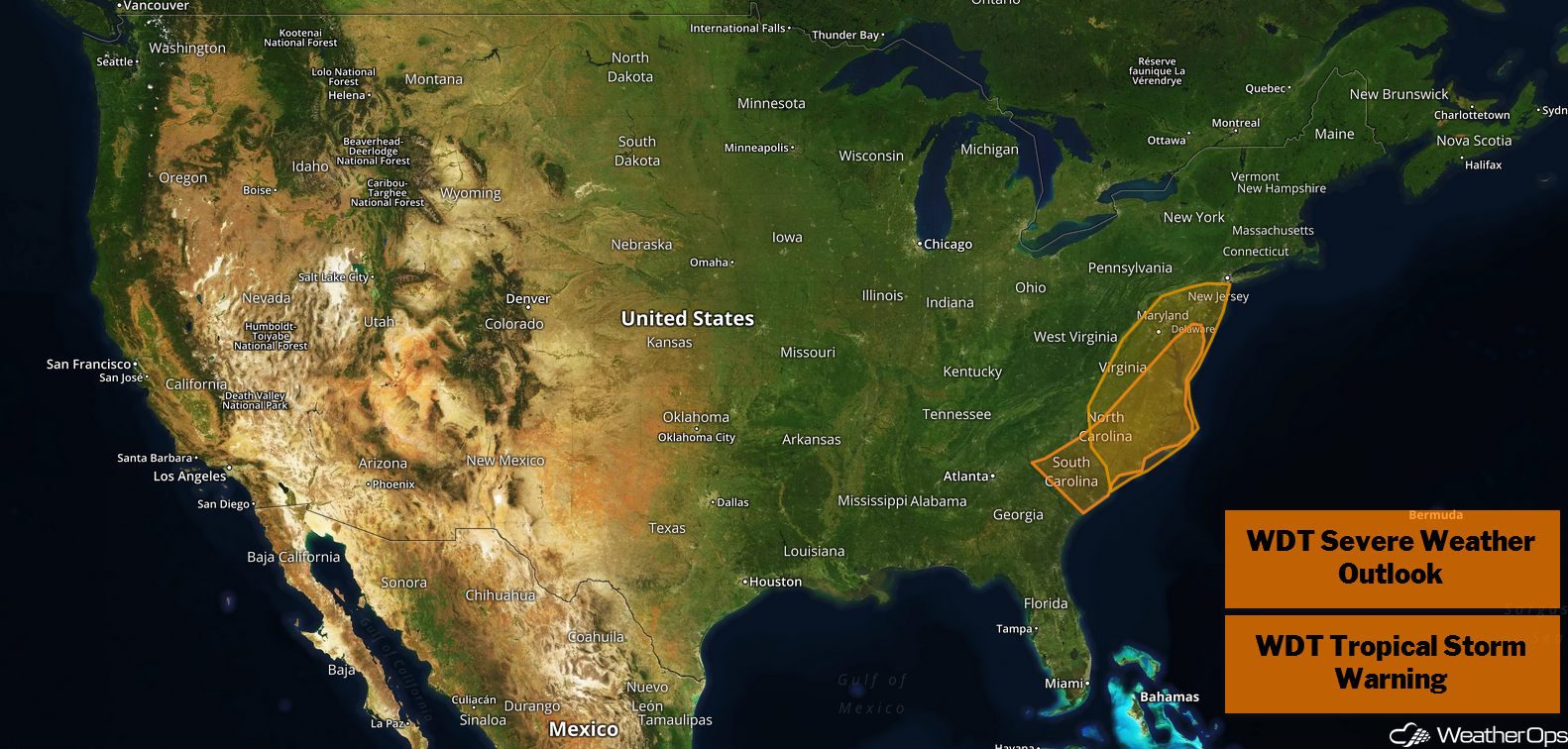 US Hazards Thursday, October 11, 2018