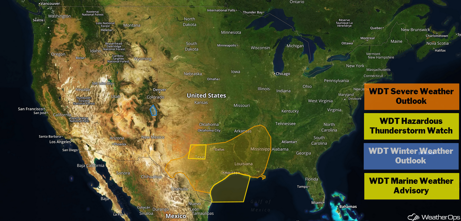 US Hazards Wednesday, October 31, 2018
