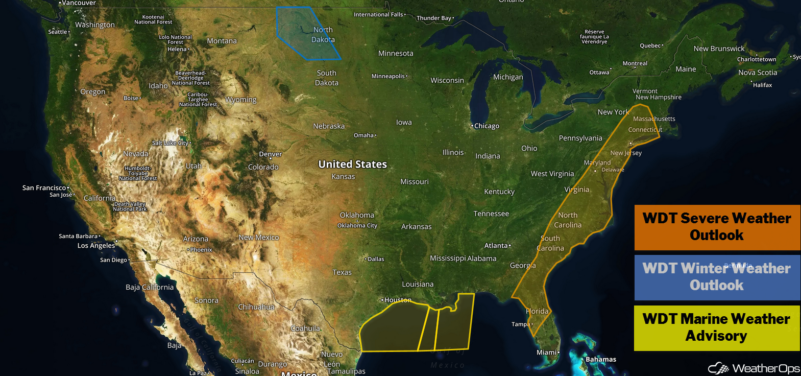 US Hazards Friday, November 2, 2018