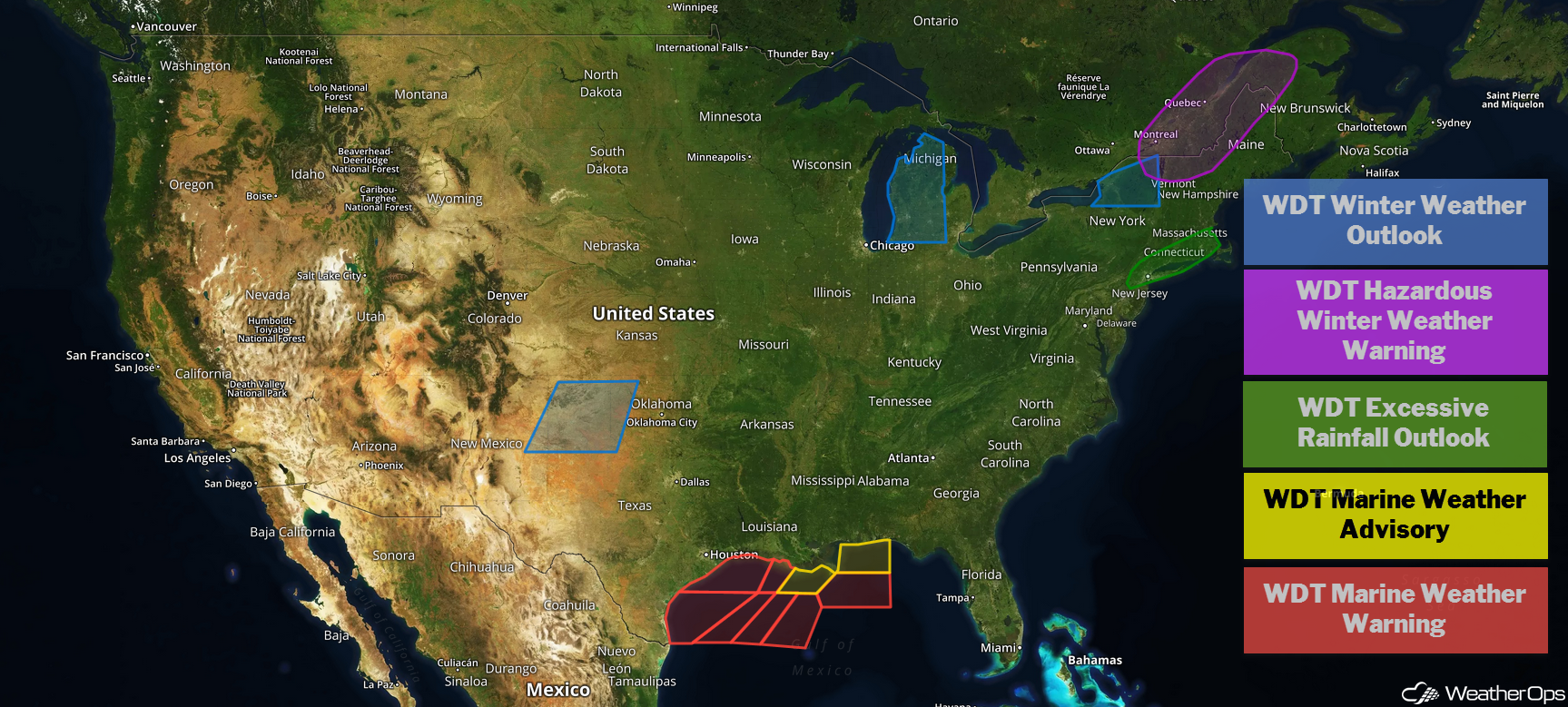 US Hazards Friday, November 9, 2018