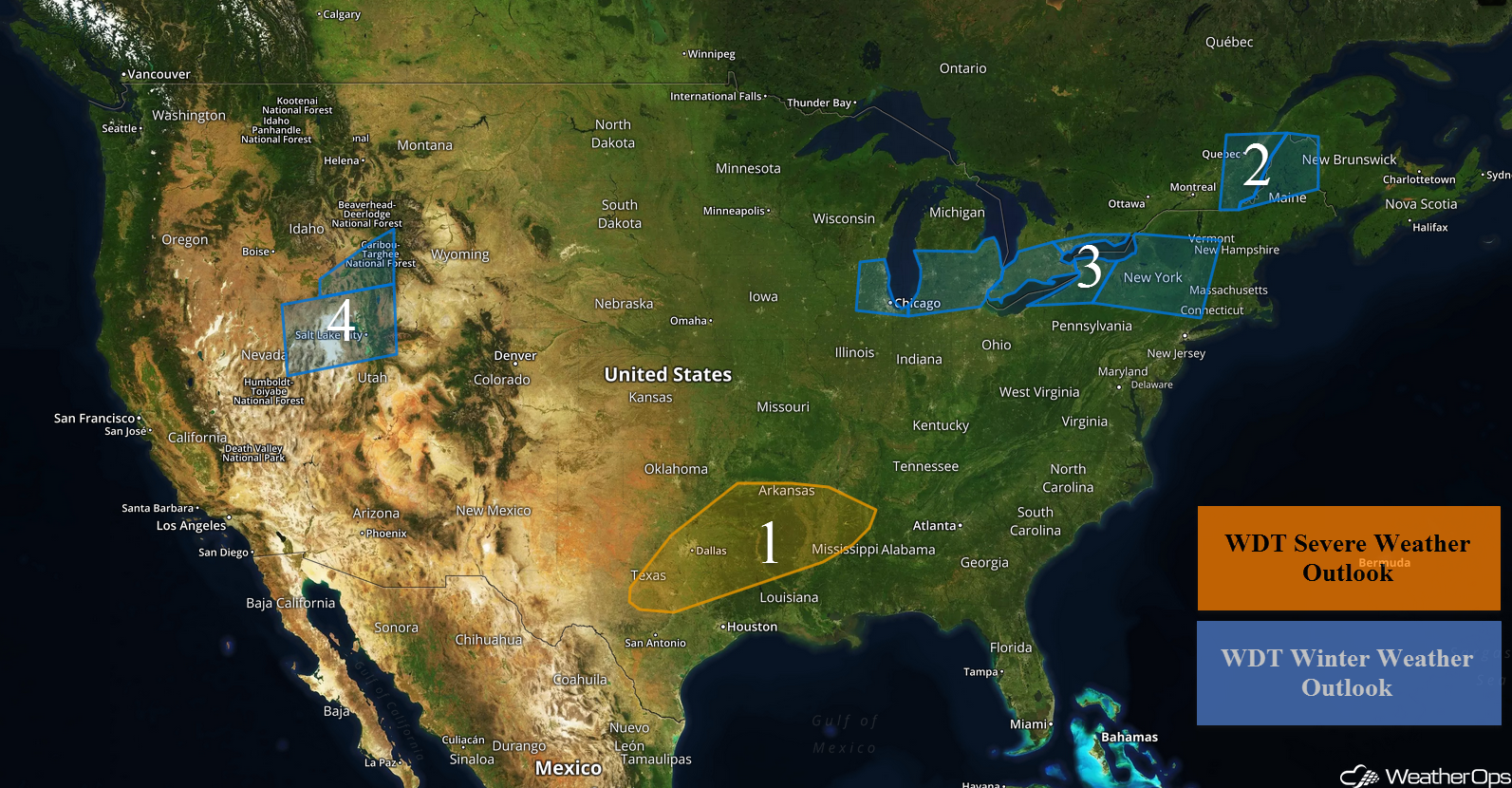 US Hazards for Wednesday, February 28, 2018