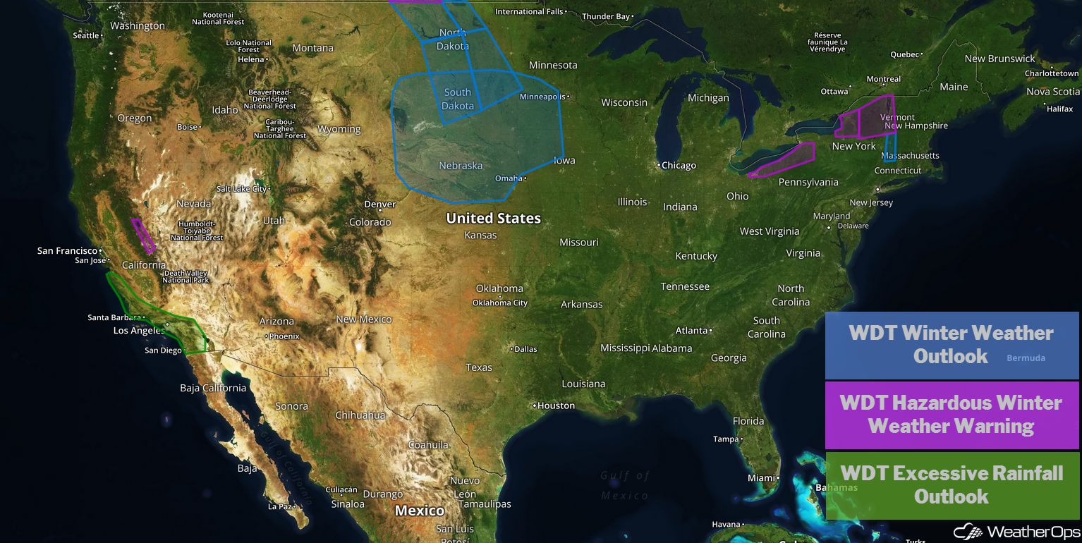 US Hazards Wednesday, November 28, 2018