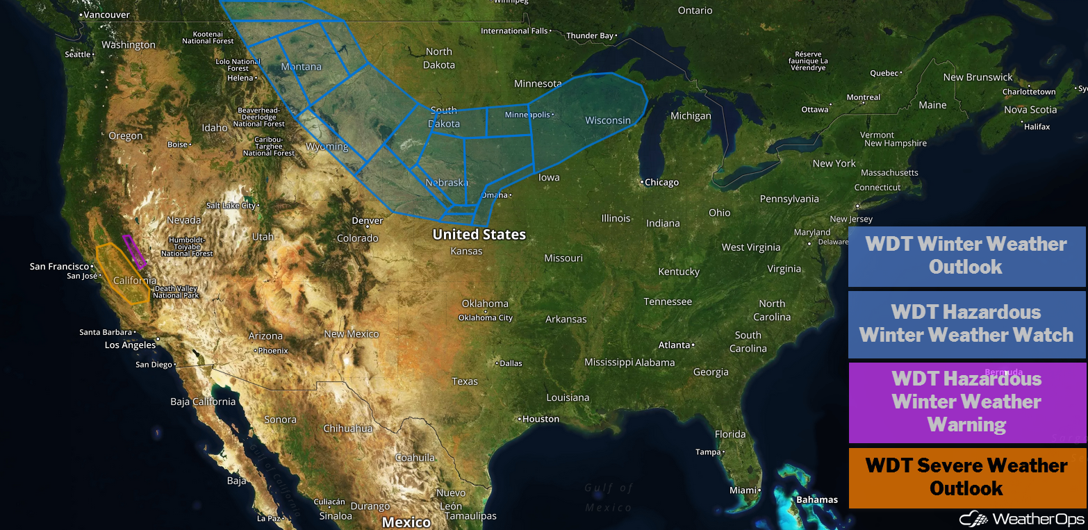US Hazards Thursday, November 29, 2018