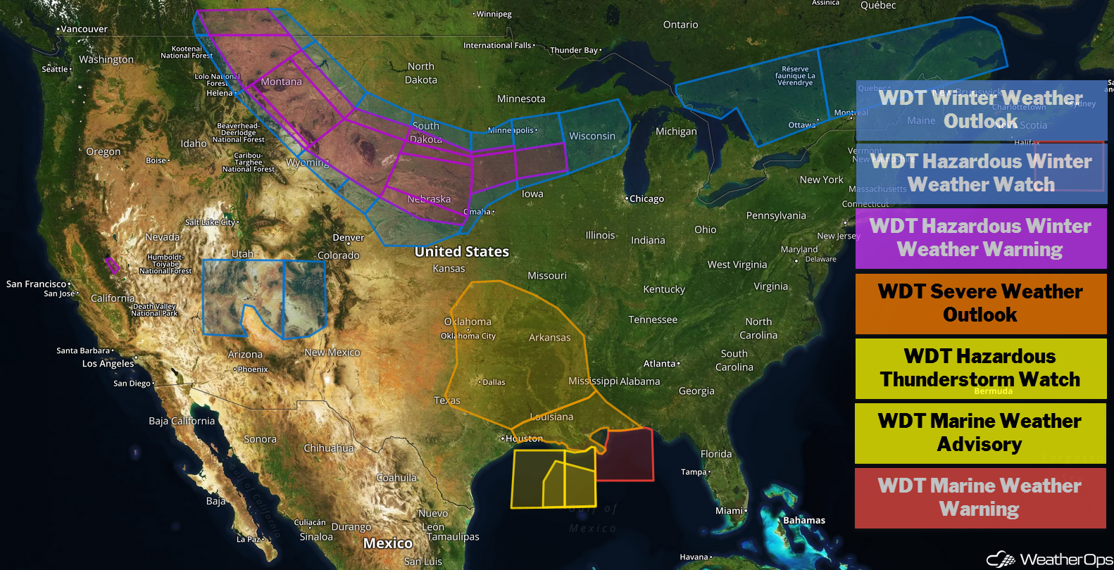 US Hazards Friday, November 30, 2018
