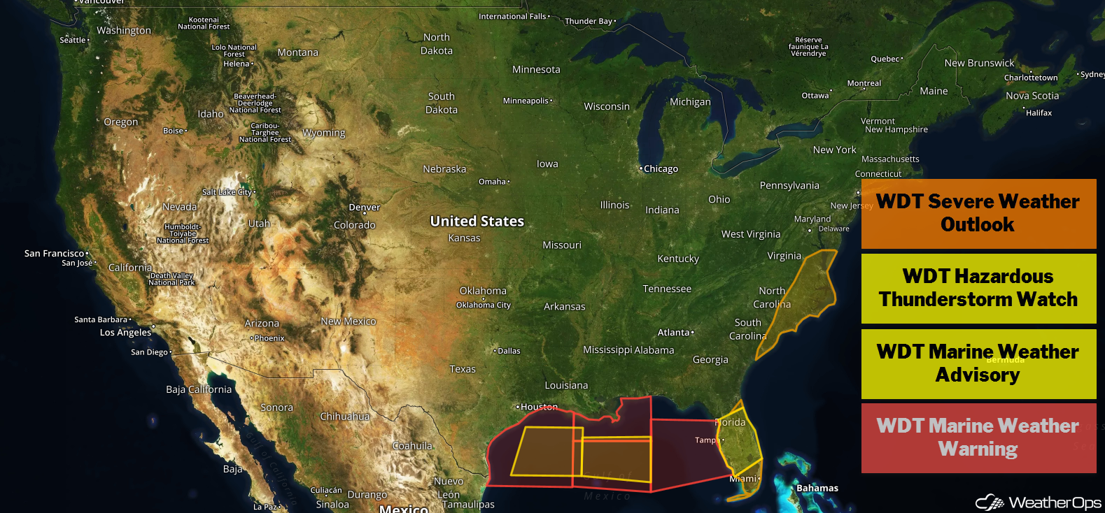 US Hazards Thursday, December 20, 2018