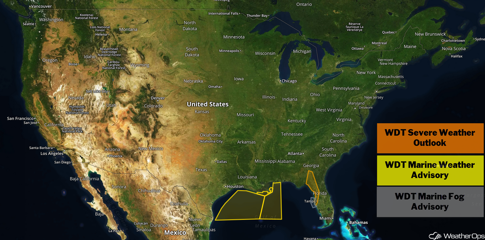 US Hazards Friday, January 4, 2018