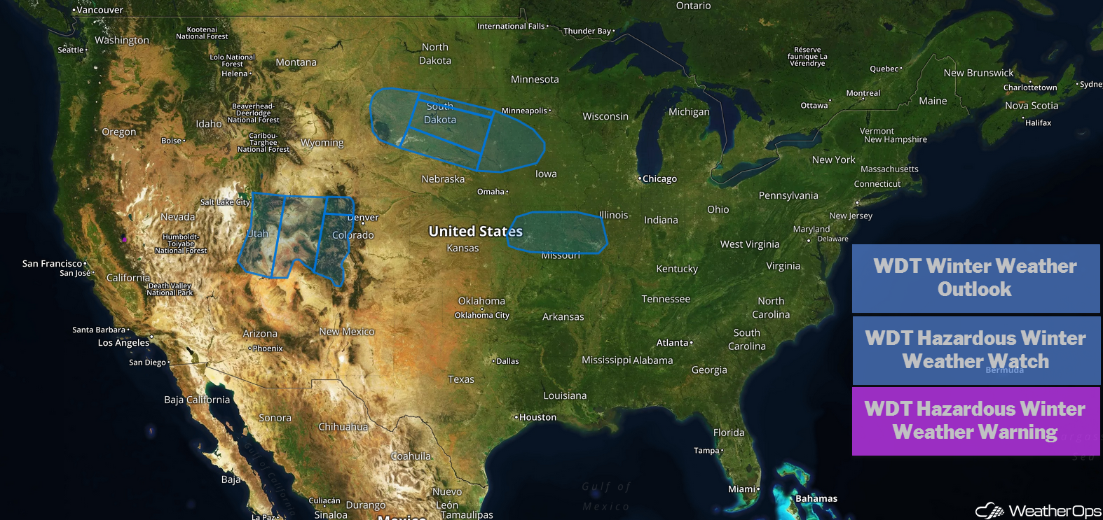 US Hazards Wednesday, January 16, 2019