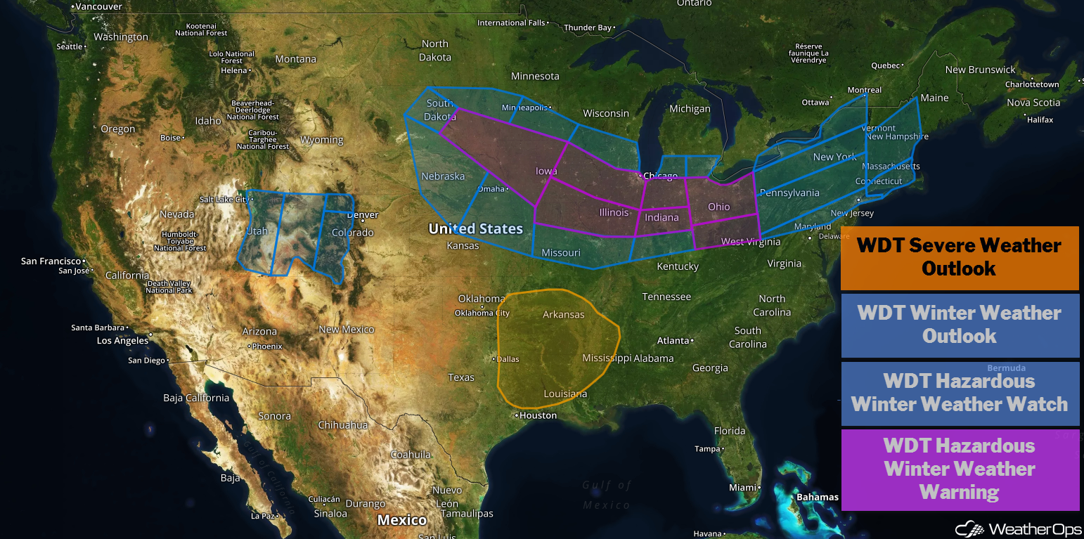 US Hazards Friday, January 19, 2019