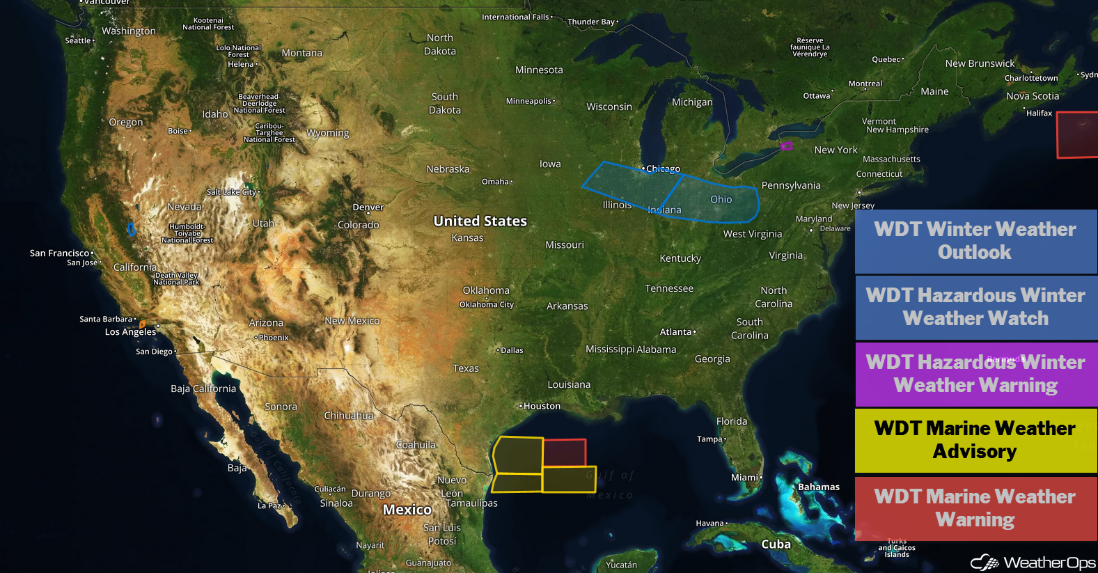 US Hazards Thursday, January 31, 2019