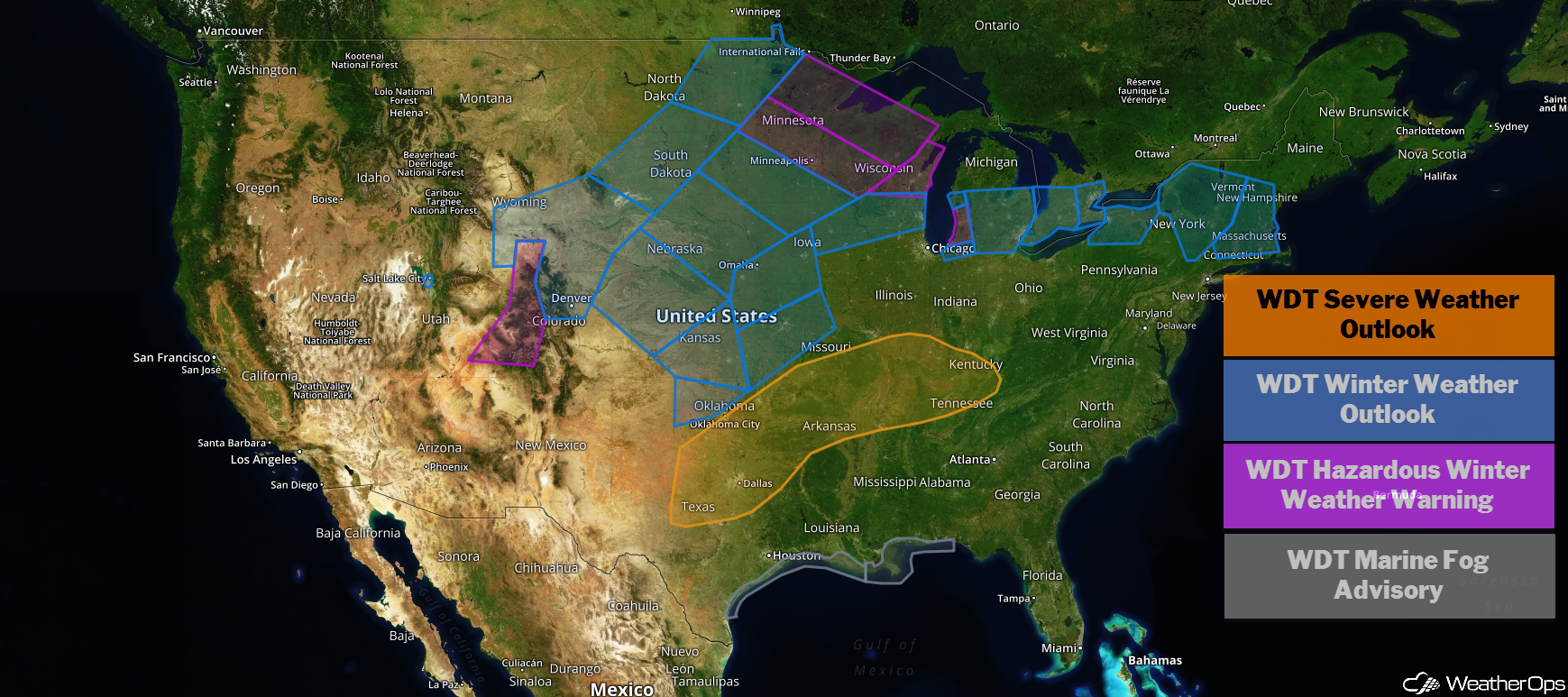 US Hazards Wednesday, February 6, 2019