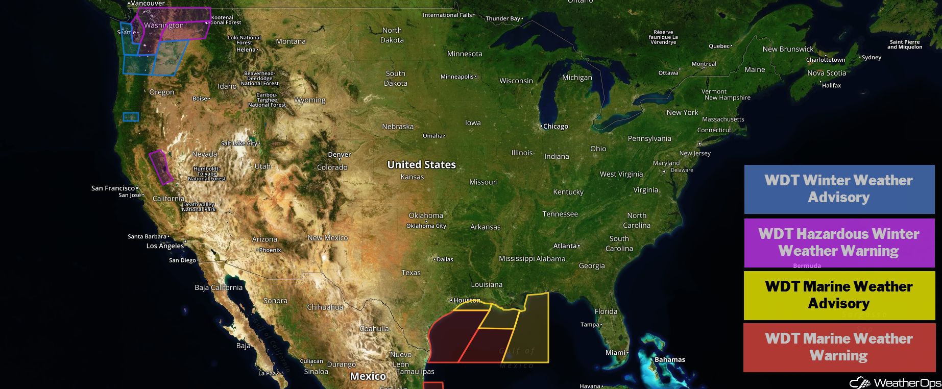 US Hazards Friday, February 8, 2019