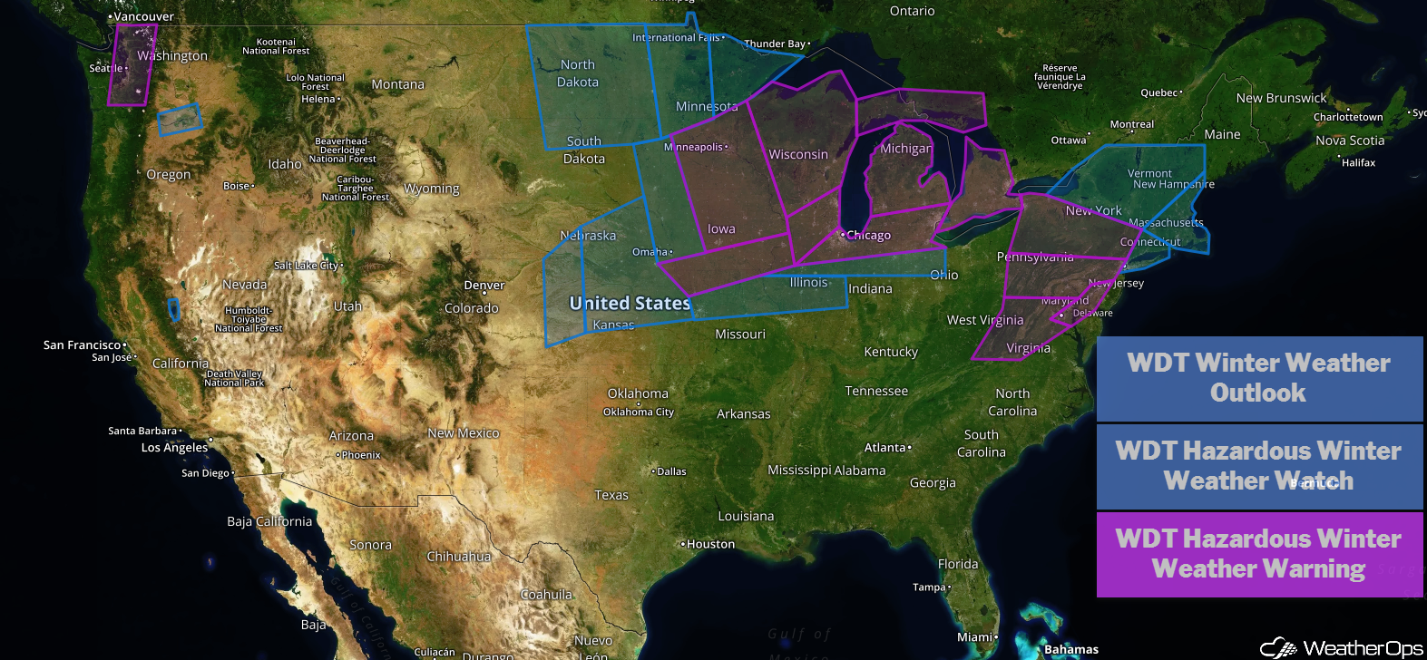 US Hazards Monday, February 11, 2019