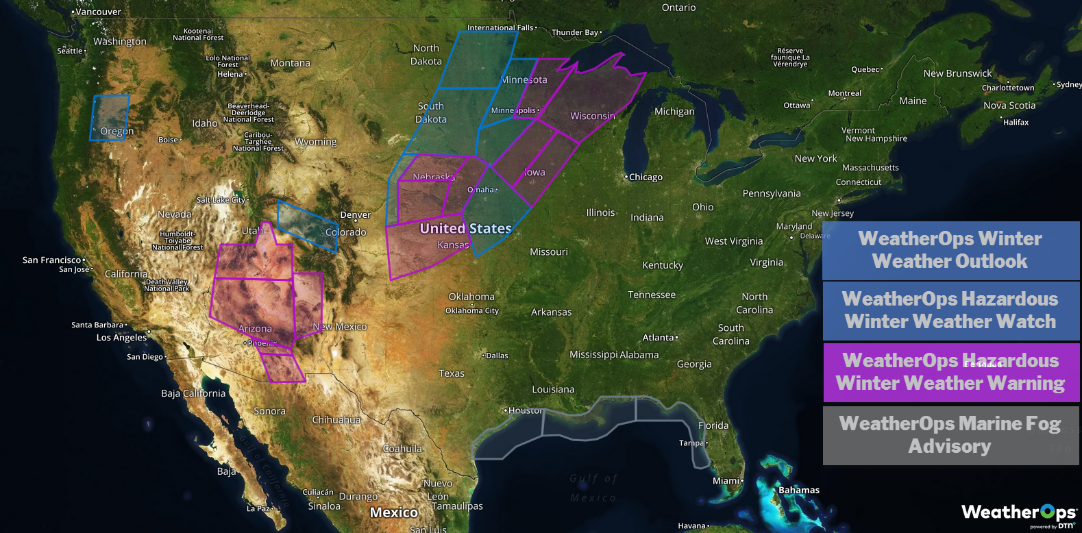 US Hazards Friday, February 22, 2019