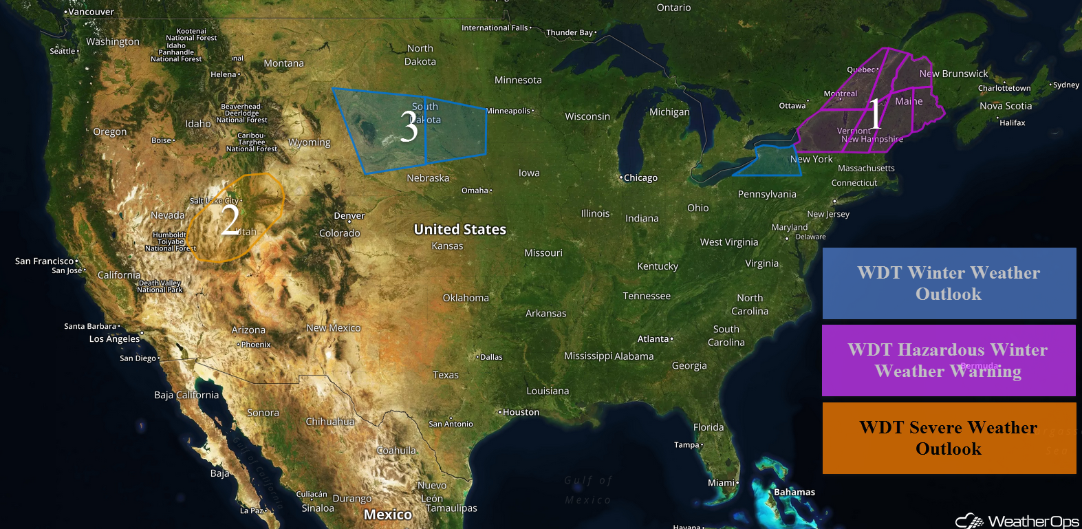 US Hazards Wednesday, March 14, 2018
