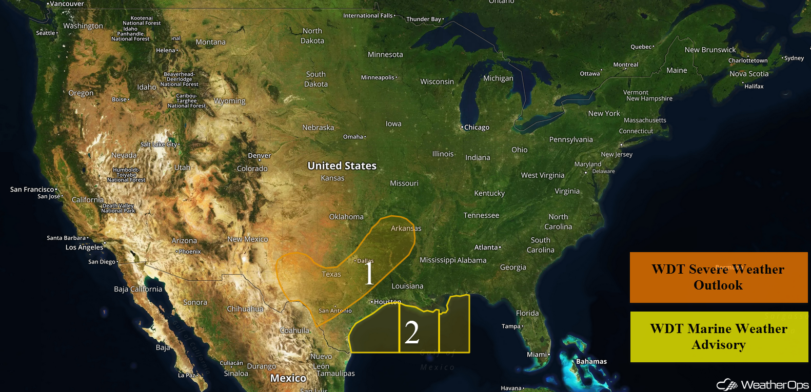 US Hazards Tuesday, March  27, 2018