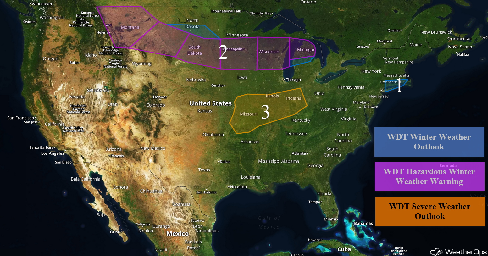 US Hazards Monday, April 2, 2018