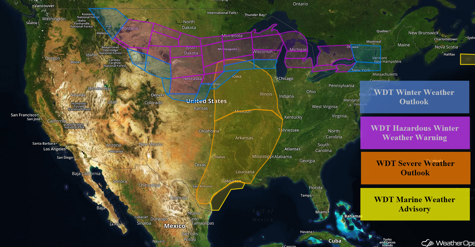 US Hazards Friday, April 13, 2018