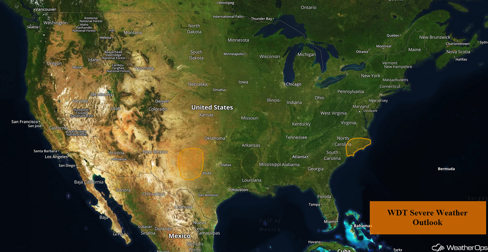 US Hazards Tuesday, April 24, 2018