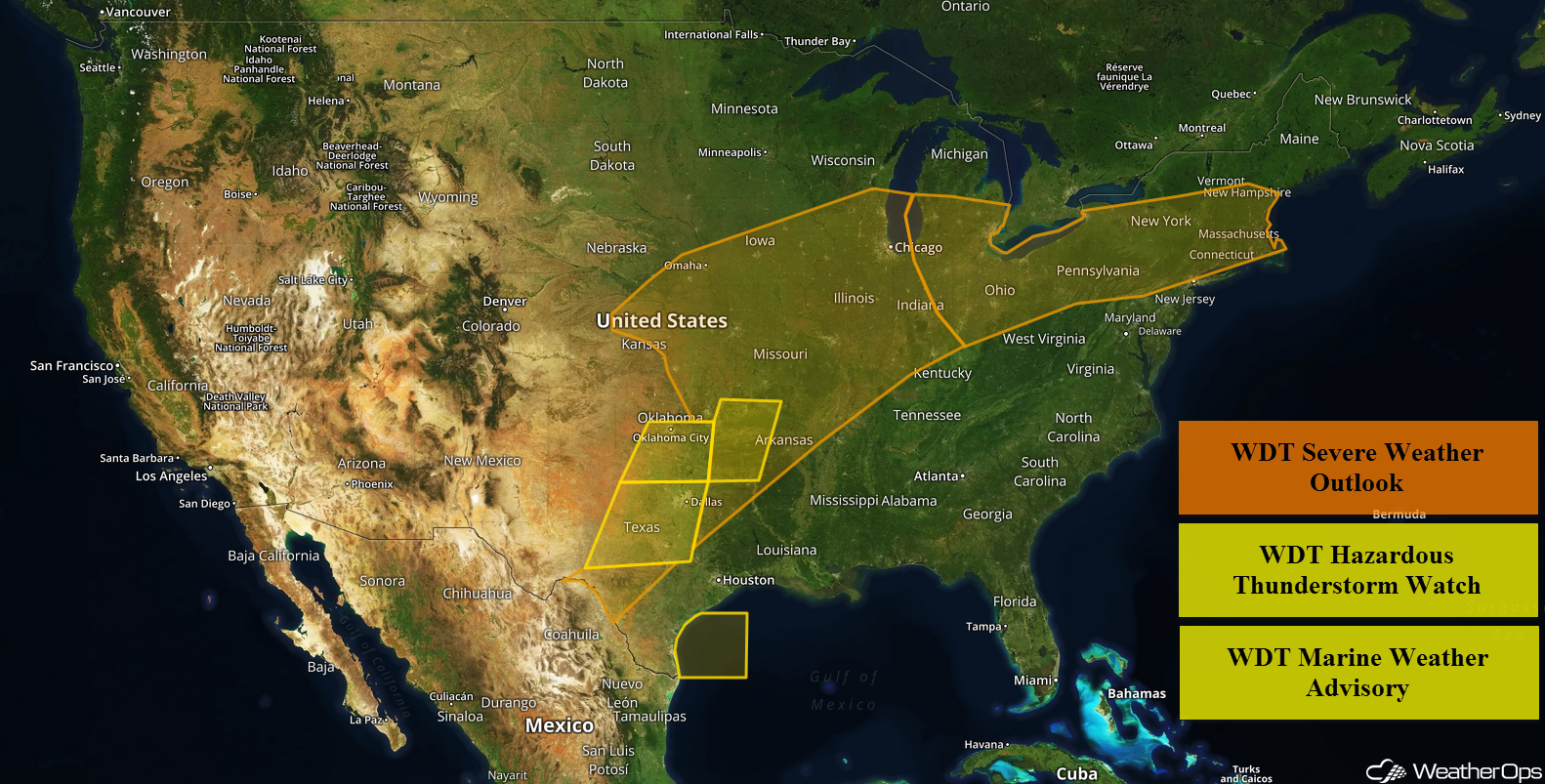 US Hazards Thursday, May 3, 2018