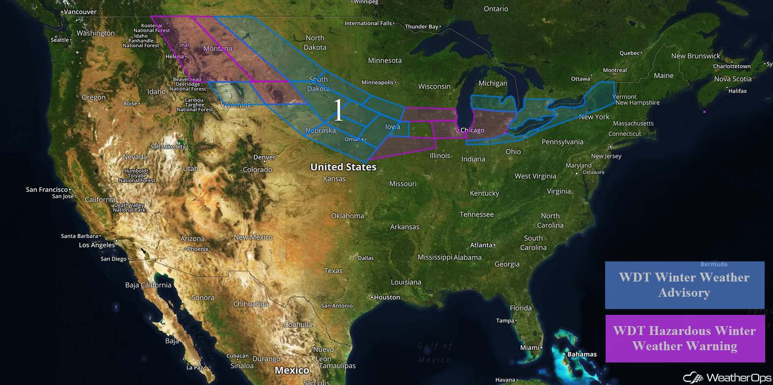 US Hazards Thursday,. February 8, 2018