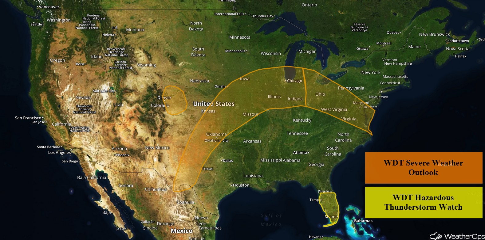 US Hazards Monday, May 14, 2018