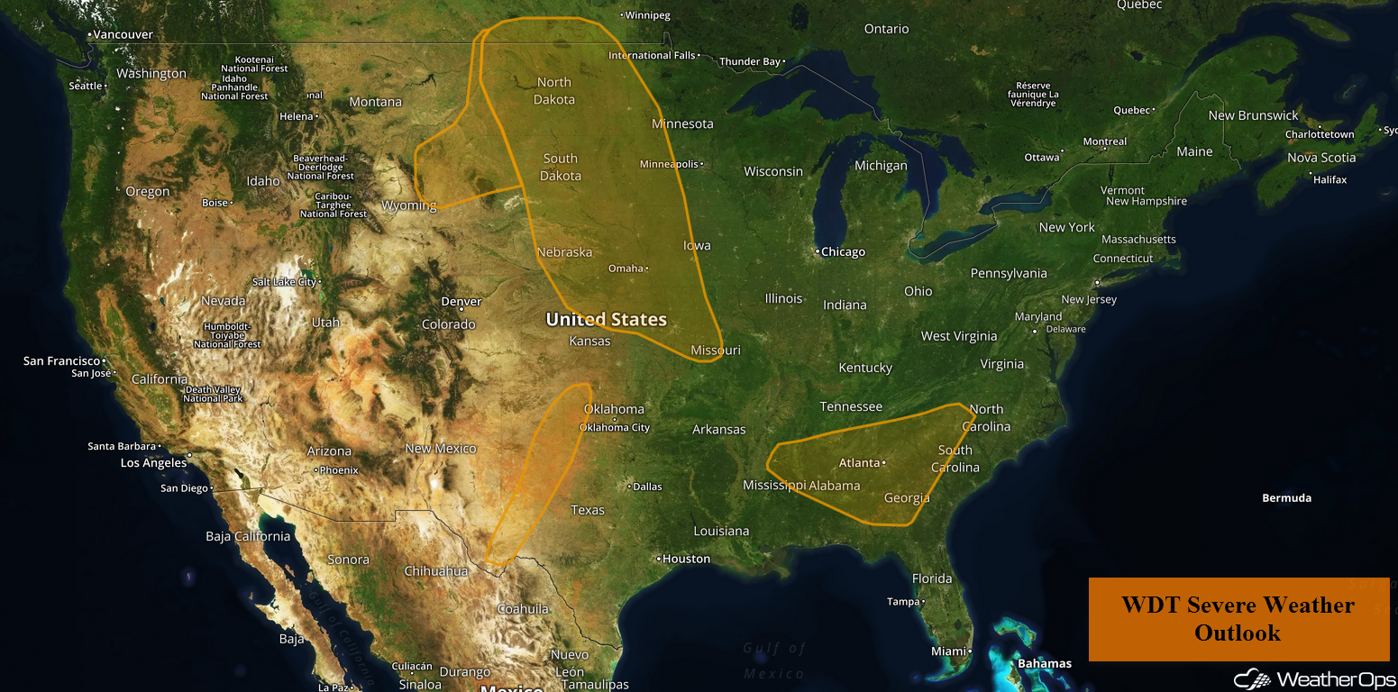 US Hazards for Friday, June 2, 2018